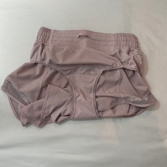 Lululemon Track That High-Rise Lined Short 3 Pink Mauve W7AYRS Size 6 - Picture 4 of 4